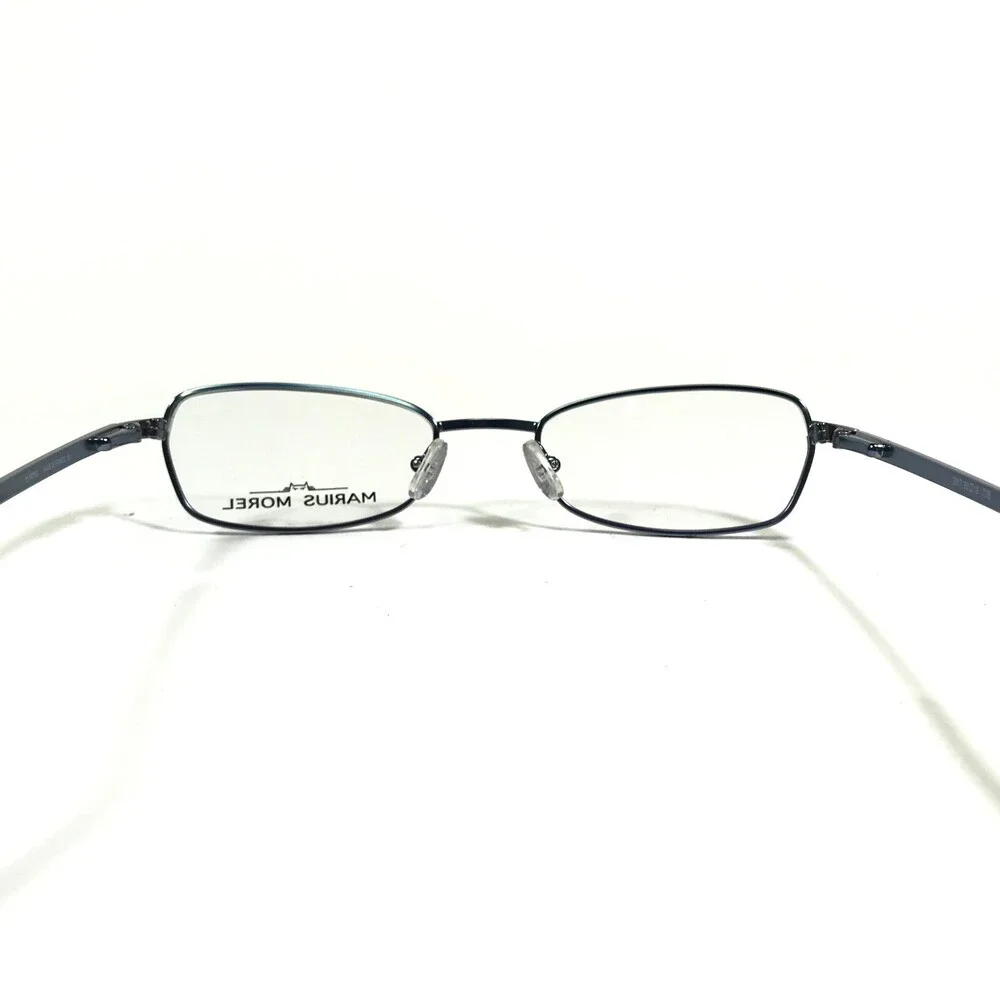 Morel T0B 5917 Eyeglasses Frames Blue Rectangular Cat Eye Full Rim 50-18-135